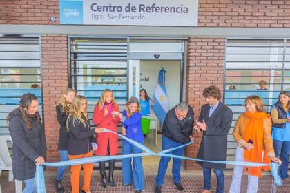 El Centro de Referencia de Tigre-San Fernando, inaugurado por Malena Galmarini y Juan Andreotti