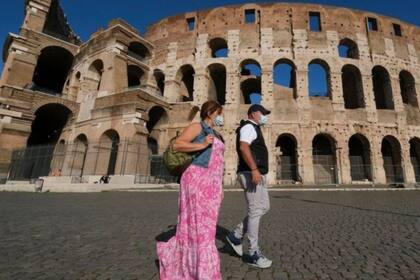 El centro de Roma está mucho más vacío debido a la pandemia