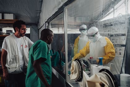 El Centro Elykia es el único centro de tratamiento del Ébola que cuenta con su propio laboratorio.