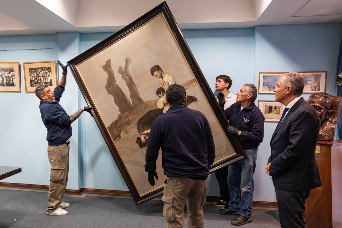 El Centro Galicia de Buenos Aires prestó hasta septiembre su obra más célebre al Museo de Pontevedra