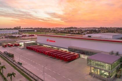 El centro logístico de Andreani