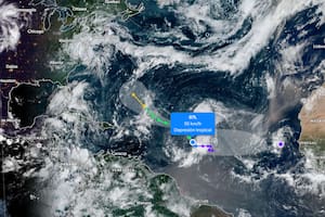El Centro Nacional de Huracanes confirmó la formación de la Depresión Tropical Siete en el Atlántico central