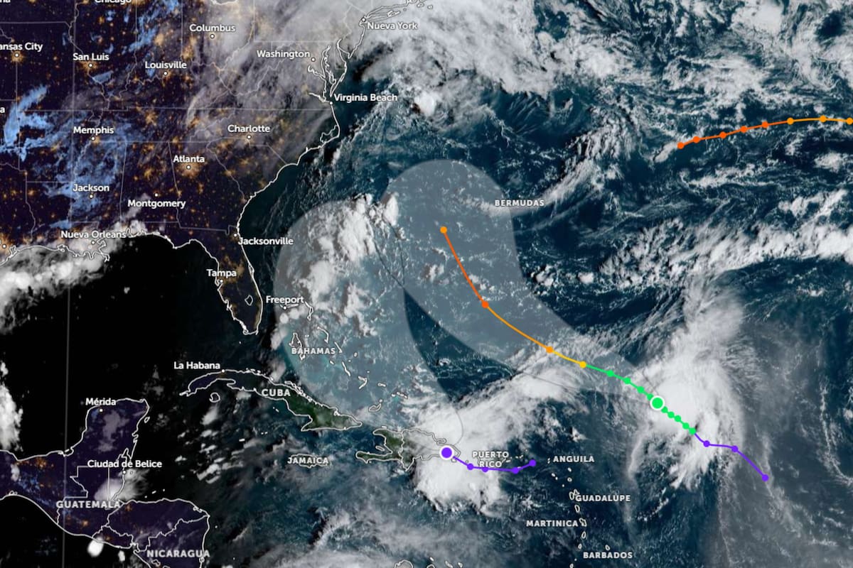 El Centro Nacional de Huracanes (NHC) confirmó la formación de la tormenta tropical Humberto en el Atlántico central
