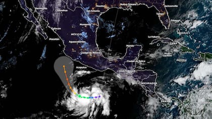 El Centro Nacional de Huracanes (NHC) monitorea en el Pacífico oriental la rápida intensificación de la tormenta tropical Vanc