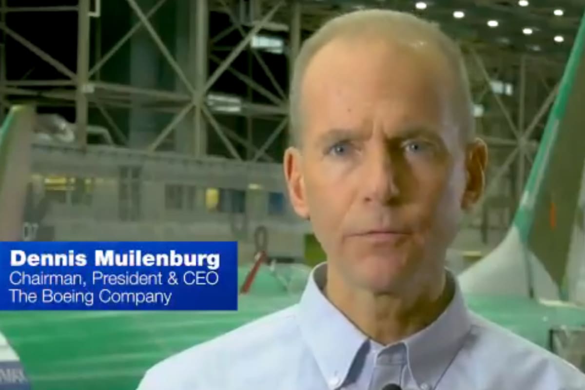 El CEO de Boeing