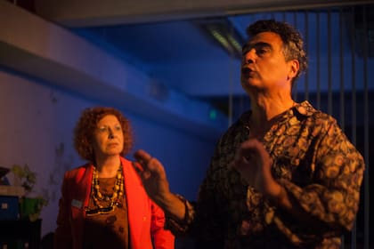 El CEO de Finnegans, Blas Briceño, durante una obra