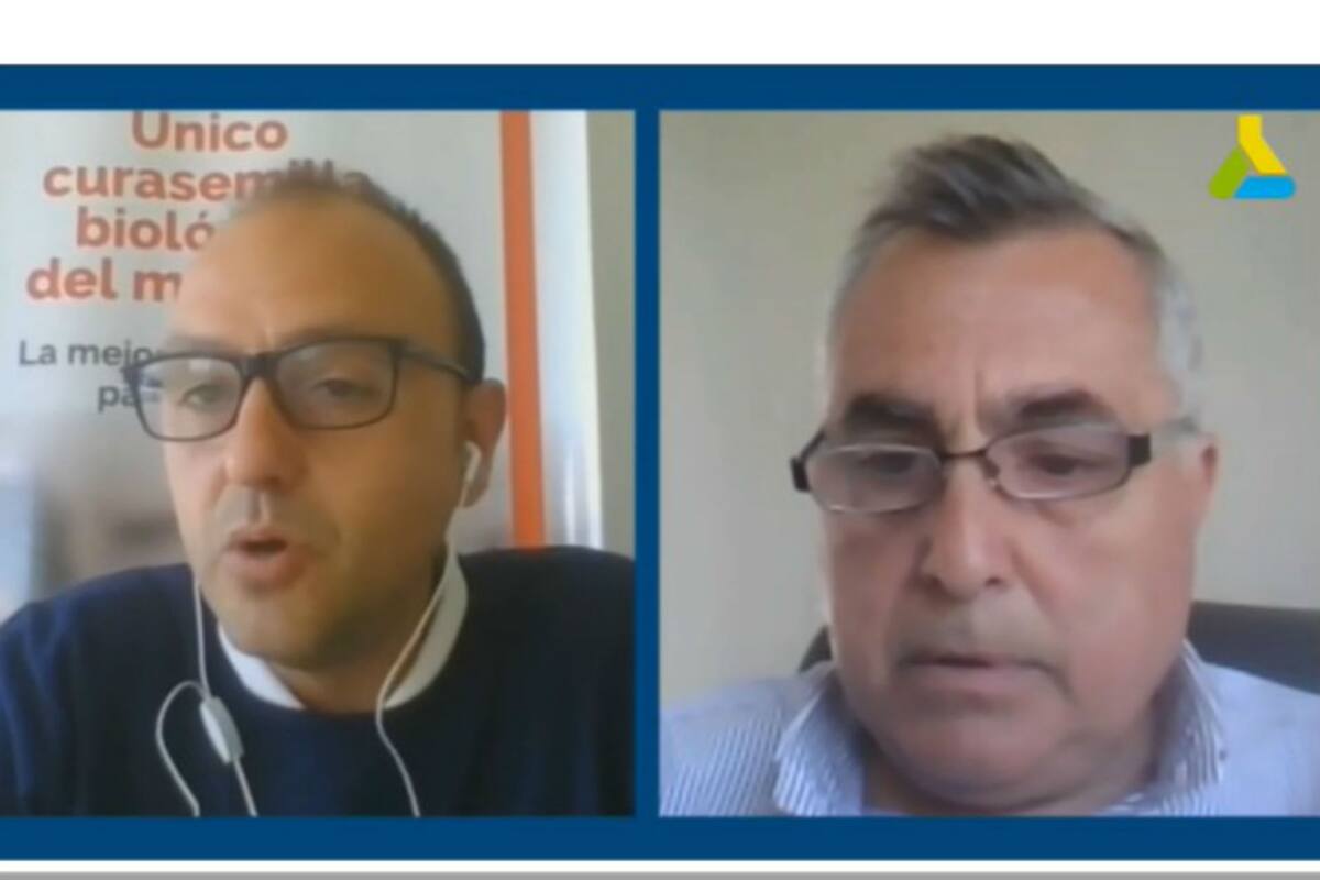 El CEO de la firma Rizobacter durante la jornada virtual del Lanzamiento de la Campaña Gruesa 2020