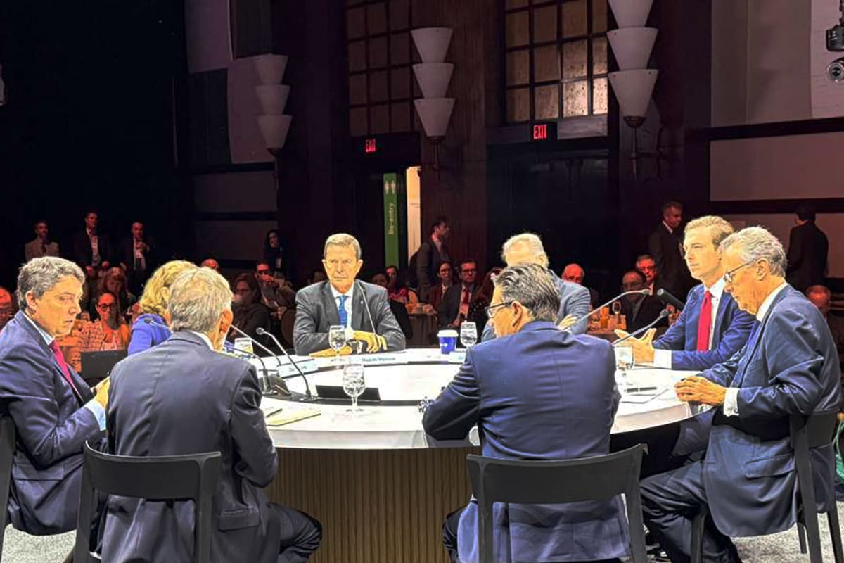 El CEO de Tecpetrol, Ricardo Markous, en la CERAWeek en Houston.