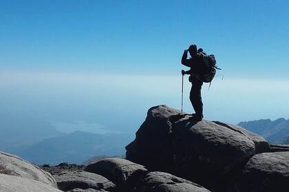 El cerro champaqué uno de los lugares predilectos de los turistas que optan por el deporte en vacaciones