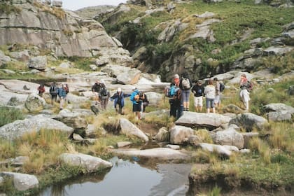 El cerro Champaquí es muy visitados por los turistas.