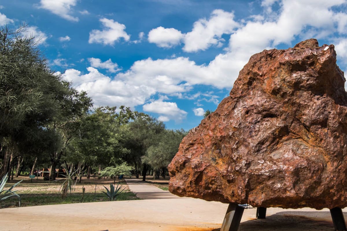 Meteorito El Chaco, en Campo del Cielo, muy cerca de Gancedo.