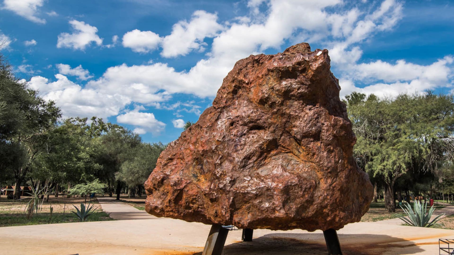 Meteorito El Chaco, en Campo del Cielo, muy cerca de Gancedo.