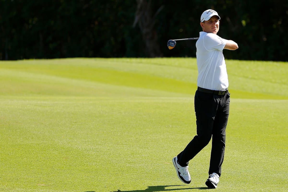 El chaqueño cerró el segundo día con 68 golpes y se ubica primero en el Open de Puerto Rico.