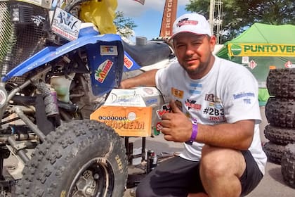 El chaqueño Verza se fue a vivir a la Patagonia por el Dakar