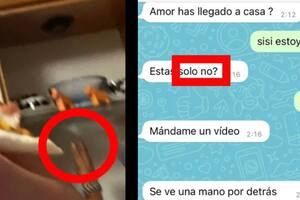 El chat de la polémica. Fuente: Twitter