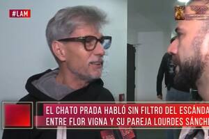 El Chato Prada apuntó contra Flor Vigna por sus dichos sobre Lourdes Sánchez