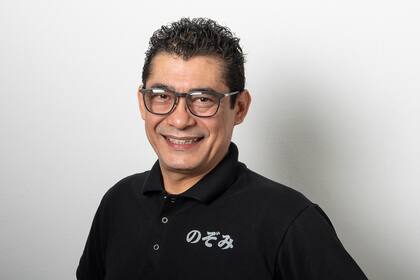 El chef de Nozomi, Juan Matsuoka (ex Irifune, Nippori y Fujisan, Osaka).
