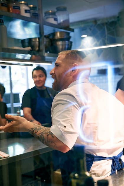El chef Gabriel Di Biteto nació en la costa argentina y tiene un fuerte vínculo con los productos de mar.