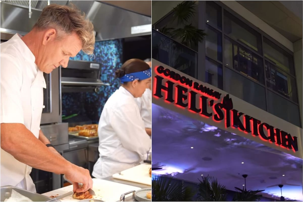 El chef Gordon Ramsay abrió una de sus "cocinas del infierno" en Miami