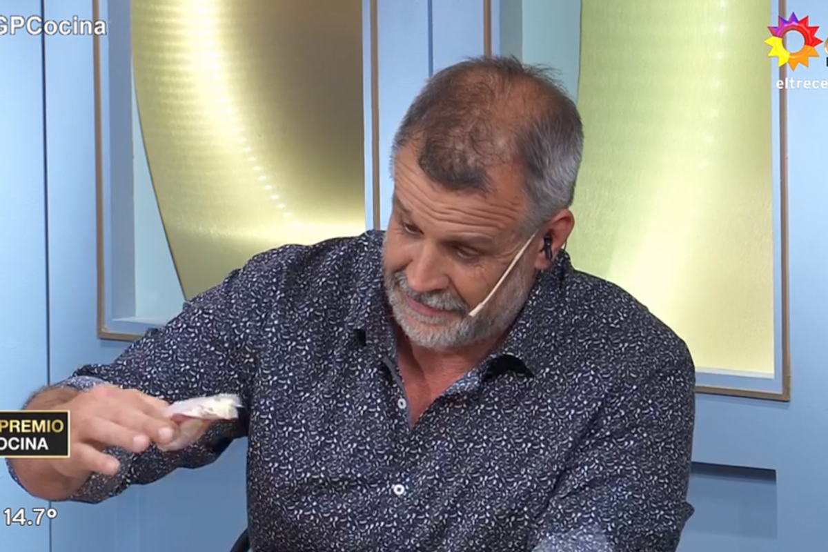 El chef probó ayer en el reality culinario unos arrolladitos de papel de arroz y los calificó de "babosas", lo que despertó la burla de Carina Zampini