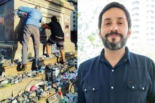 La bronca del chef Coco Carreño por la vandalización del memorial de Covid