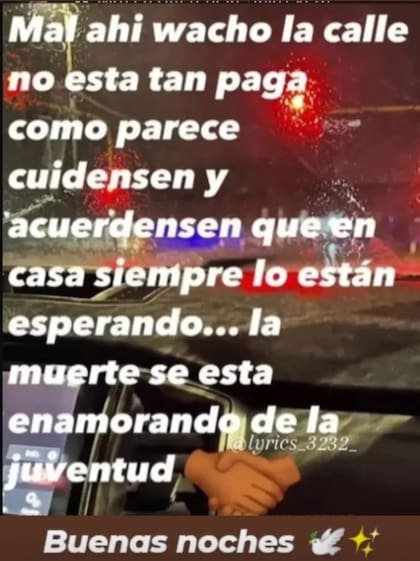 El chico de 16 años murió tras recibir un disparo en la cintura