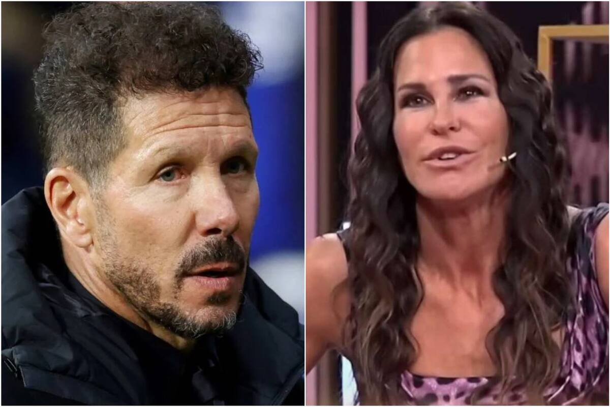 El Cholo Simeone y Carolina Baldini se volvieron a ver las caras en el casamiento de Giovanni, su hijo mayor