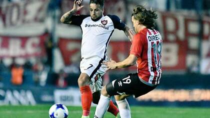 El choque con Desábato en el encuentro entre San Lorenzo y Estudiantes