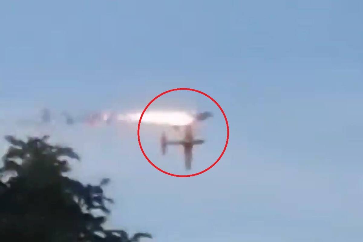 El choque de los aviones de combate en Colombia