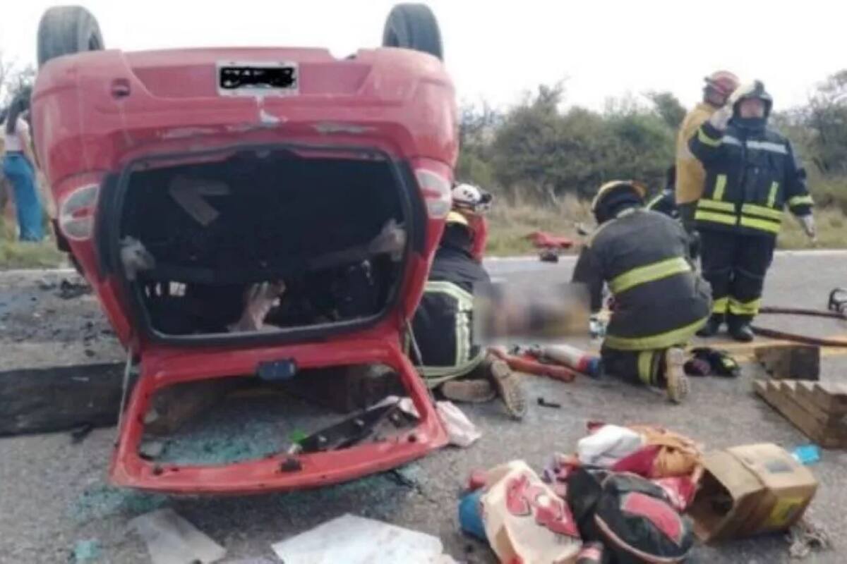 El choque fue el sábado por la tarde.