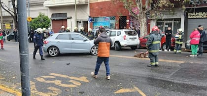 El choque fue en Varela al 700, en Flores