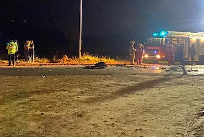 El choque ocurrió cerca de las 22 del martes 2 de abril