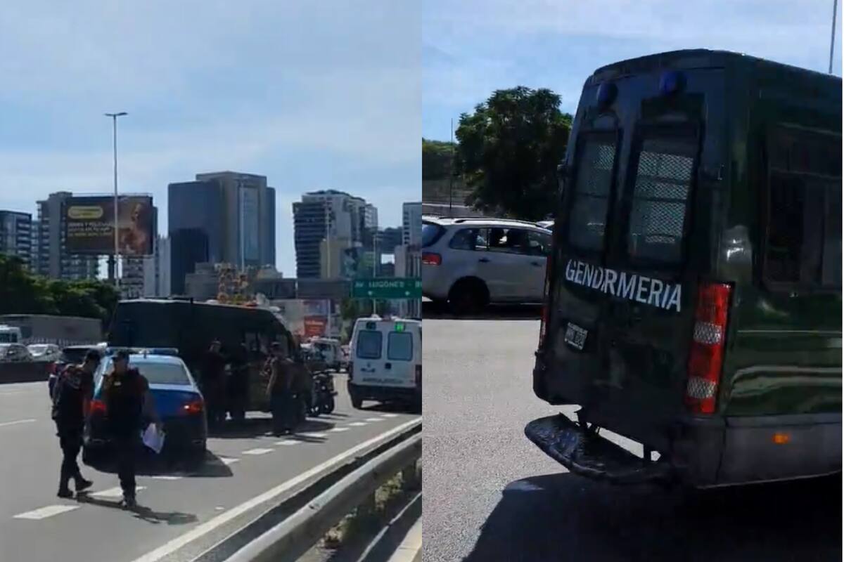 El choque ocurrió en la intersección de avenida General Paz y avenida Libertador.