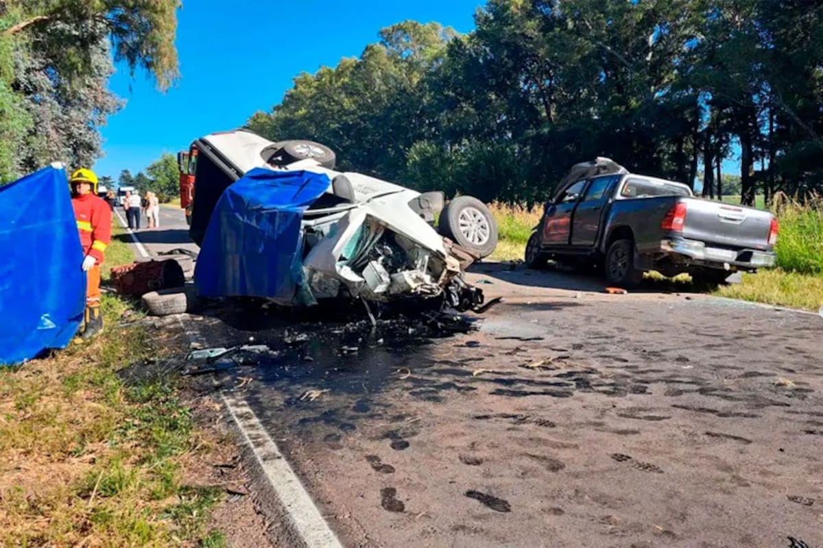 El choque ocurrió en la ruta 46, cerca de Bragado, provincia de Buenos Aires.