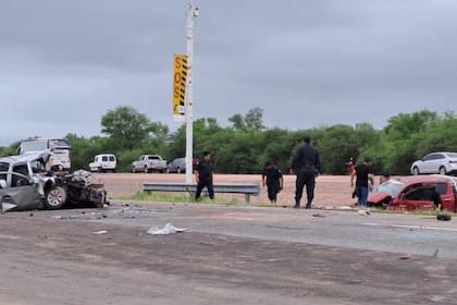 El choque ocurrió en la ruta 9 en el departamento de Río Hondo en la provincia de Santiago del Estero