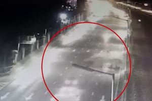 El choque ocurrió este domingo por la madrugada