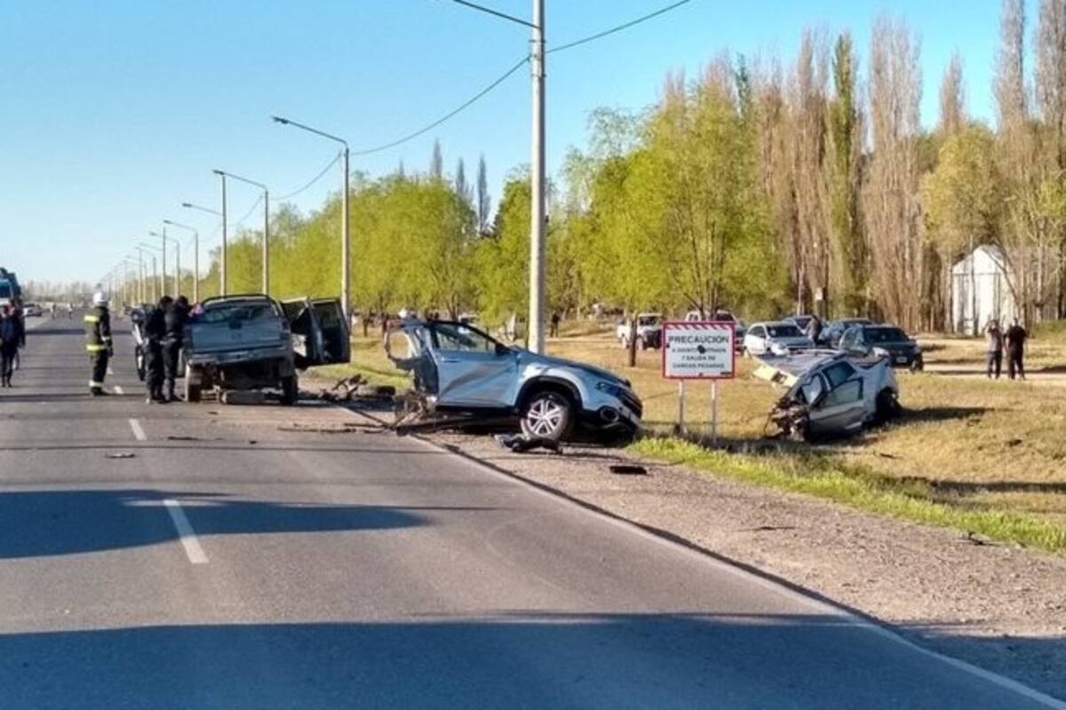 El choque se produjo a 2 km de la localidad de 25 de mayo