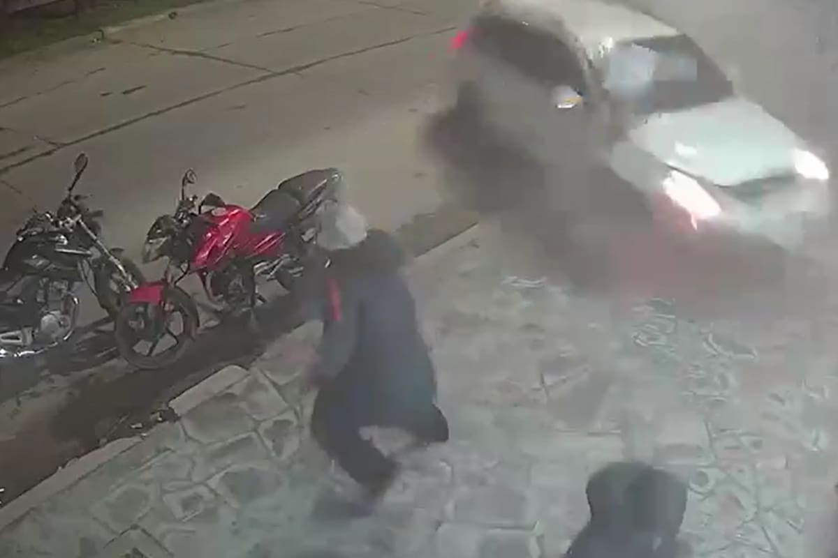 El choque se produjo a la madrugada