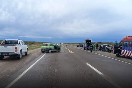 El choque se produjo entre un Fiat Uno y un Toyota Etios. Foto: Informativo Hoy