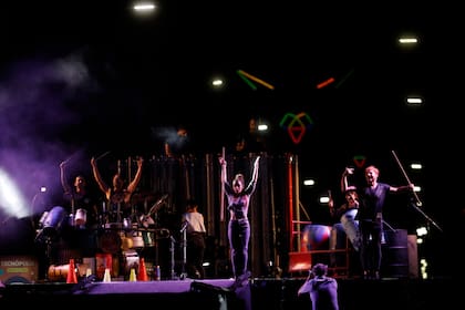 El Choque Urbano, una de las expresiones percusivas de este ciclo en Tecnópolis