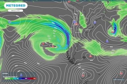 El ciclón extratropical traerá lluvias intensas y fuertes vientos en Chile