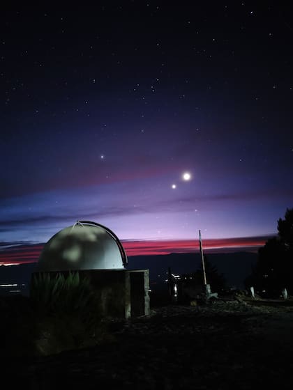 El cielo del valle Calchaquí resulta ideal para la observación del cielo, casi no hay contaminación lumínica que arruine la experiencia.