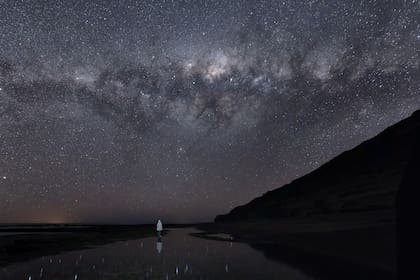 El cielo en la noche de La Lobería