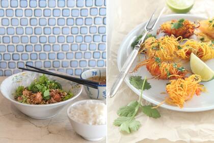 El cilantro es utilizado como hierba aromática en distintas tradiciones culinarias.