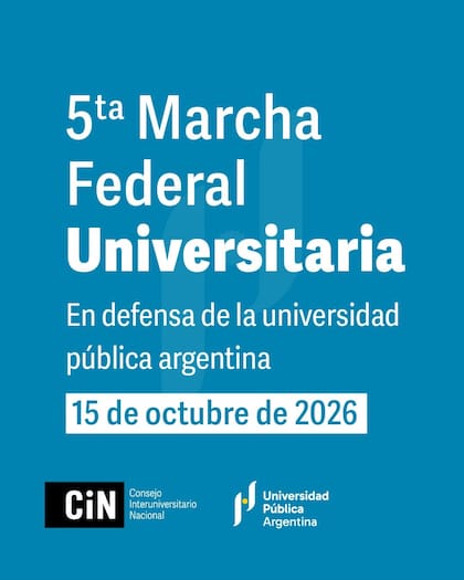 El CIN ratificó la realización de la quinta marcha federal universitaria
