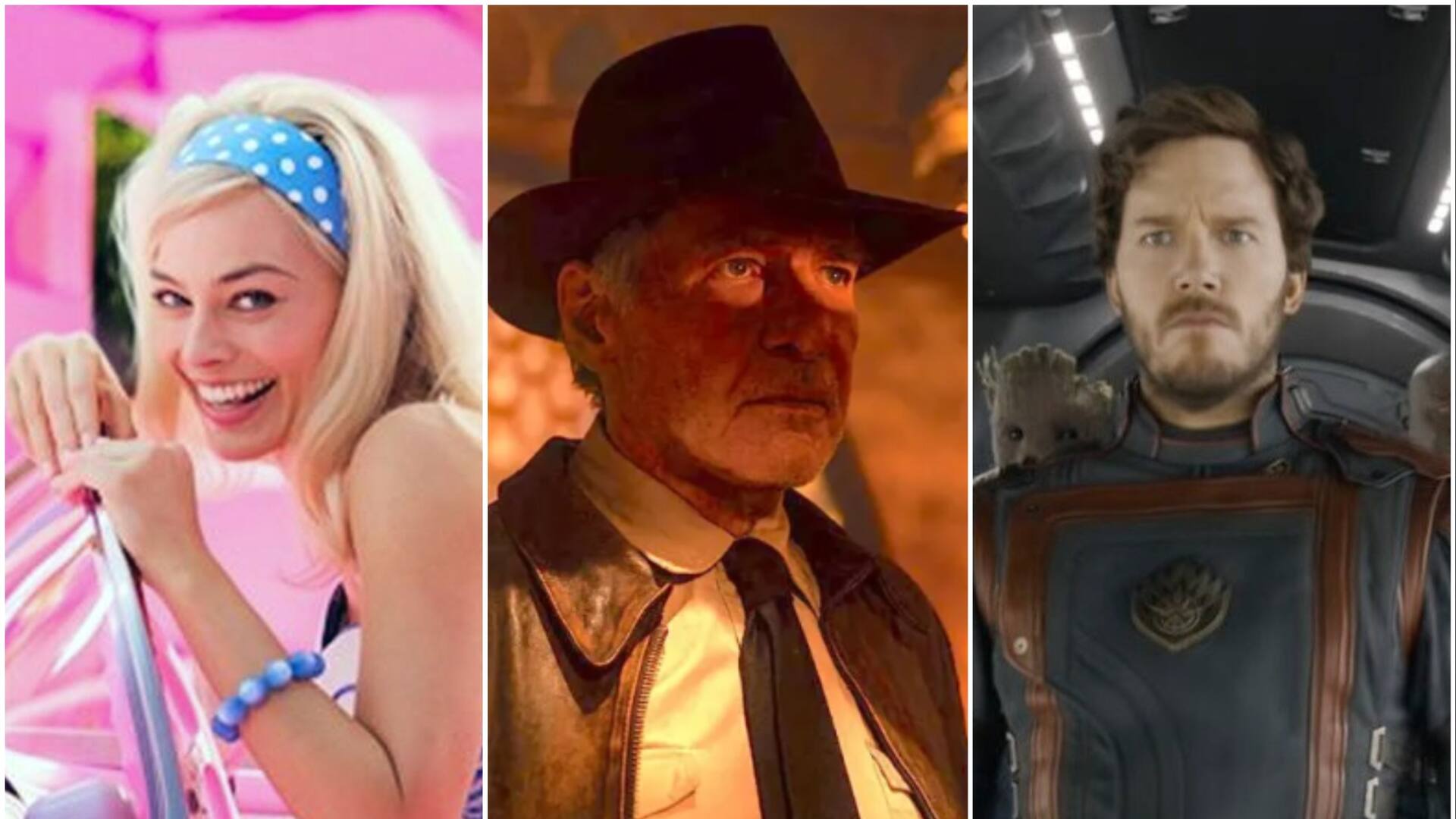Barbie, con Margot Robbie; Harrison Ford interpreta por quinta vez a Indiana Jones en El dial del destino y Chris Pratt se despide de Star-Lord en Guardianes de la galaxia vol. 3