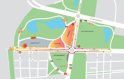 El circuito de la exhibición de Franco Colapinto está emplazado en el barrio porteño de Palermo