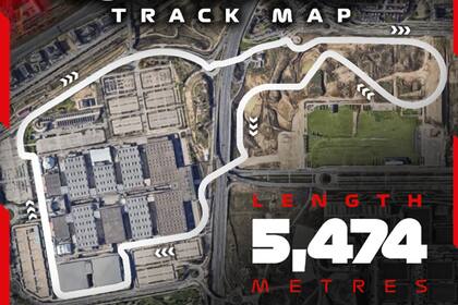 El circuito semicallejero de Fórmula 1 de Madrid