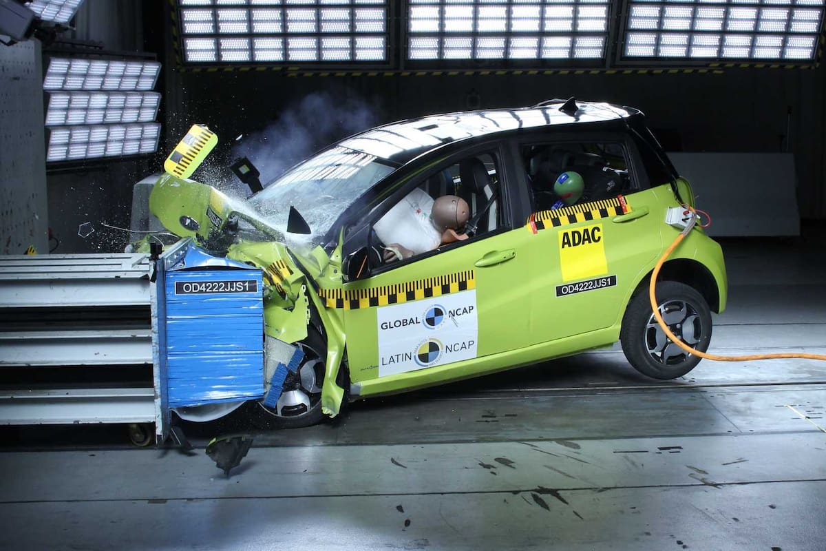 El citycar chino fue el primer eléctrico en ser evaluado por Latin NCAP.