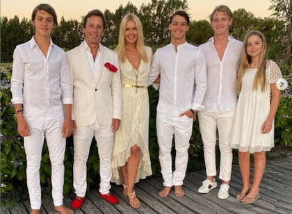 El clan Gravier Mazza completo en Punta del Este